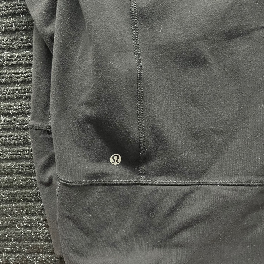 Lululemon Define Full Zip Hoodie Black Fleece Jacket Size 6 Funnel Neck Hooded - Picture 6 of 8